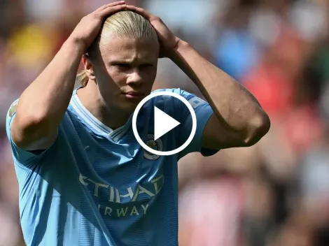 Haaland erró el tercer penal de su carrera