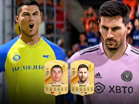 ¡Se filtraron! Estas son las valoraciones de Lionel Messi y Cristiano Ronaldo en el EA FC 24