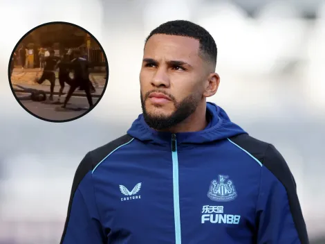 ¡Golpes y botellazos! Una pandilla atacó al capitán de Newcastle: "Te vamos a disparar"