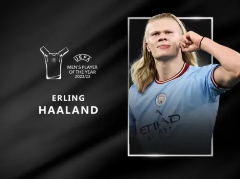 Haaland se llevó el premio al Mejor Jugador de la UEFA