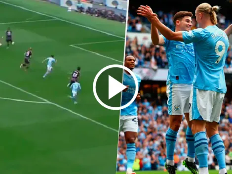Tomá y hacelo: pase de Haaland y gol de Julián Álvarez