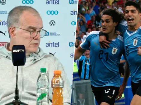 Los motivos de Bielsa para no convocar a Cavani y Suárez: “Yo tengo que decidir…” 