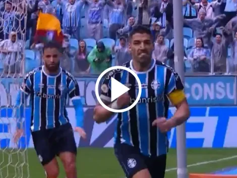 El gol de Luis Suárez para la victoria de Gremio