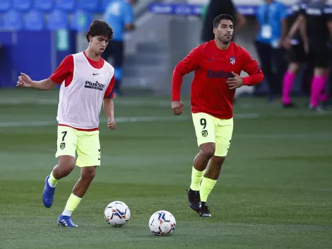 Suárez le comentó una foto a João Félix para darle la bienvenida a Barcelona