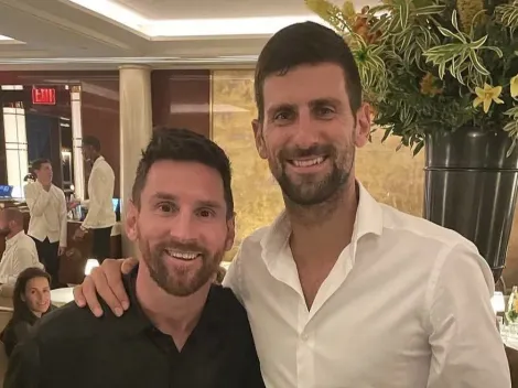 Djokovic lanzó una catarata de elogios para Messi: "Es un fenómeno"