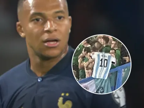 Usaron la casaca de Messi: la burla de los hinchas de Irlanda a Francia