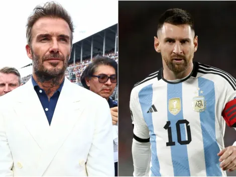 Messi alcanzó a Beckham en una posición histórica del fútbol mundial