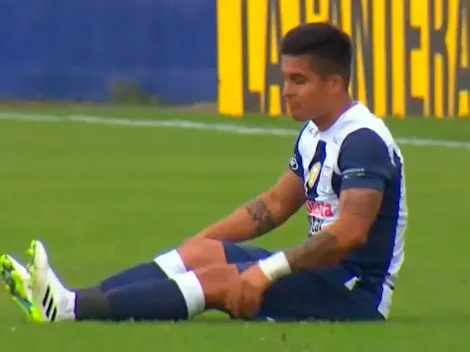 ¿Ricardo Lagos se lesionó en Alianza Lima? Lateral izquierdo vivió momentos de terror