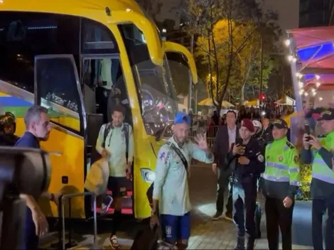 Hinchas Peruanos ovacionan llegada de Brasil y Neymar Jr.