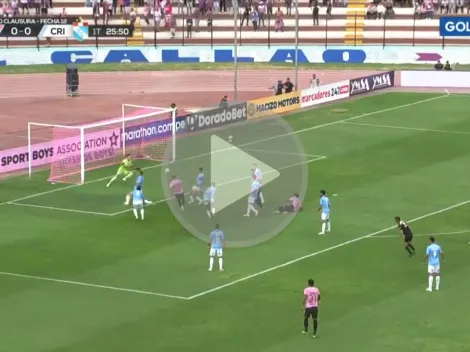 ¡Se salió el mar! Jesús Barco pone adelante al Sport Boys contra Cristal