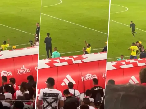 ¡SE PUSO LOCO! Neymar pidió la hora al final del partido contra la Selección Peruana