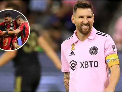 Atlanta United se burla de Lionel Messi tras golear a Inter Miami