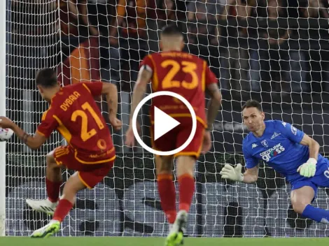 ¡En un minuto! Paulo Dybala adelantó a la Roma