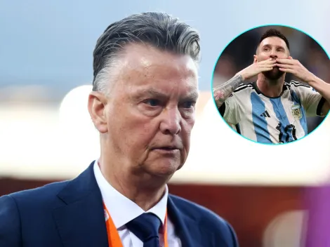 Una leyenda del mundo defendió a Messi: "Van Gaal a veces habla mucho"