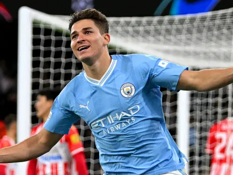 Doblete para Julián Álvarez en la Champions (VIDEOS)