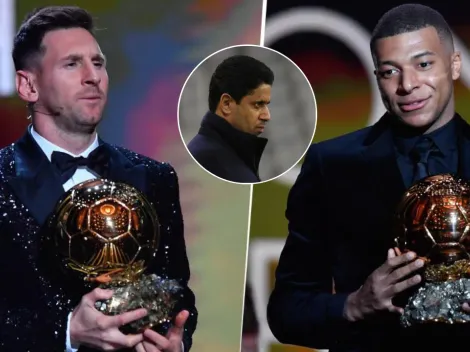 ¿Rencor con Messi? Al Khelaifi dijo que Mbappé merece el Balón de Oro