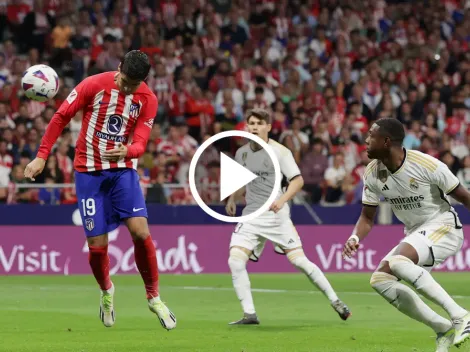 Morata madrugó dos veces al Real Madrid de cabeza en el área chica