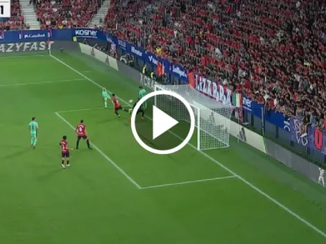 La genial definición de Griezmann para marcar el primero ante Osasuna (VIDEO)