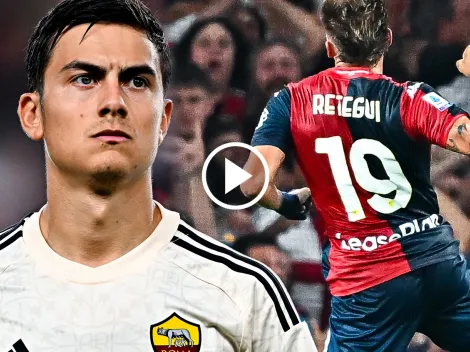 Con gol de Mateo Retegui, Genoa aplastó a la Roma que se hunde en la Serie A