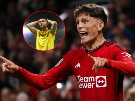 Descubren el nuevo fondo de pantalla de Garnacho: ya no es CR7