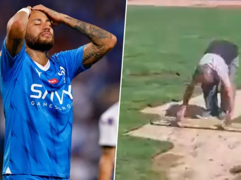 La reacción de Neymar a la cancha donde jugará con Al Hilal