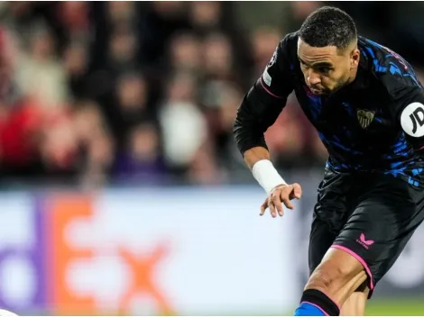 En-Nesyri ahoga la celebración de PSV con golazo de cabeza: Sevilla al frente 2-1