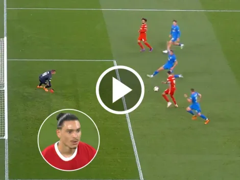 Sigue errado: Darwin Núñez falló un gol frente al arco para el Liverpool