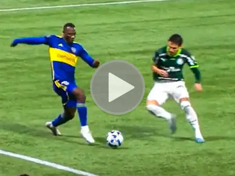 Luis Advíncula recibió terrible falta durante el Boca Juniors vs Palmeiras | VIDEO