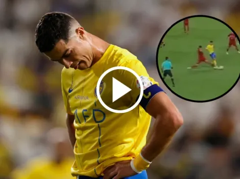 La dura entrada de atrás de un argentino a CR7