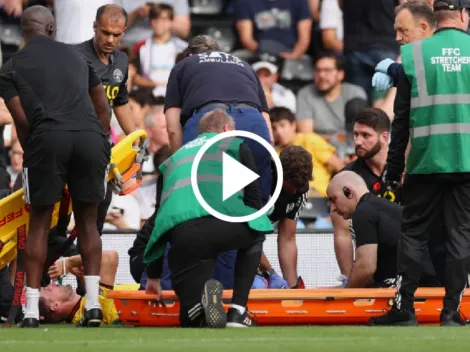 No apto para sensibles: horrible lesión de tobillo en Fulham vs Sheffield United