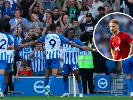 El error de Mac Allister acaba en gol de Brighton