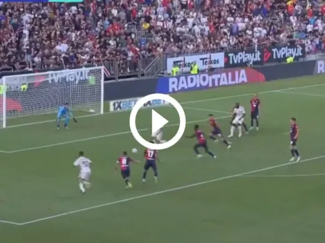 La Roma se adelanta con todo: Aouar marca el primero ante Cagliari