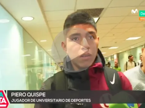 Piero Quispe se enfoca en Universitario tras ser excluido del partido contra Argentina