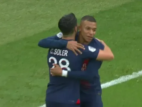 (VIDEO) Mbappé emuló a Messi y Soler puso el 2-0 del PSG vs. Racing de Estrasburgo