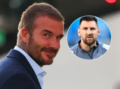 En lo que cree David Beckham que supera a Messi en el fútbol