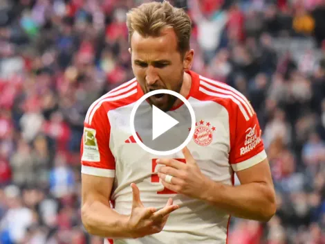 Harry Kane marcó un golazo desde media cancha para el Bayern Múnich