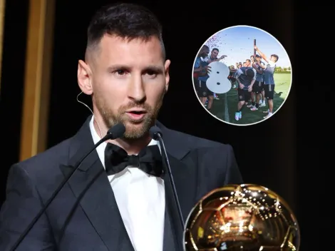 El regalo de los jugadores de Inter Miami a Messi por el Balón de Oro 2023