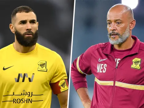 Benzema se peleó con Nuno en Al-Ittihad y provocó el despido del entrenador