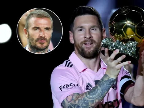 ¿Por qué Beckham no fue al homenaje a Messi por su octavo Balón de Oro? 
