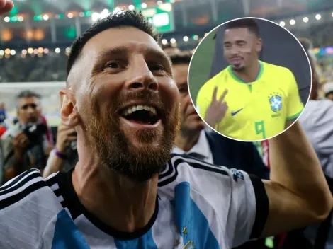 El meme perfecto que le respondió a Gabriel Jesús por el gesto contra Messi