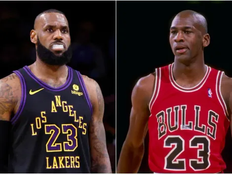 El mensaje de LeBron para Jordan tras superar los 39.000 puntos en NBA