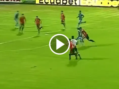 (VIDEO) Árbitro de la LigaPro choca con un jugador y sale lesionado