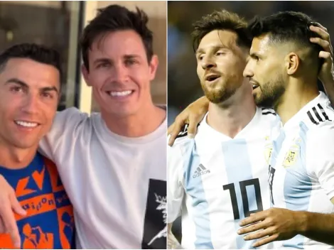 La firme advertencia de Agüero a Edu Aguirre por hablar de Messi