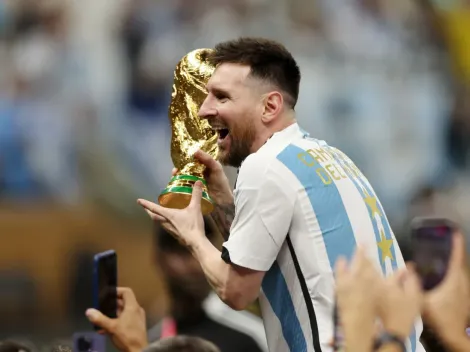 La reacción de Messi al primer aniversario de Qatar