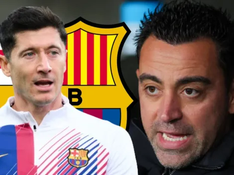 Xavi a Lewandowski: “A ver si empiezas a correr…”