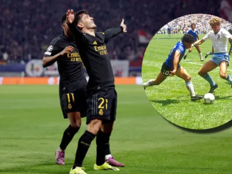 Real Madrid recuerda a Diego en la victoria de Leipzig: “Brahimaradona”