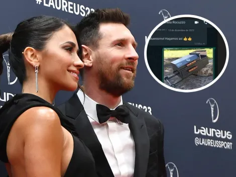 Recibió un mensaje de Messi y le terminaron dando el número de Antonela