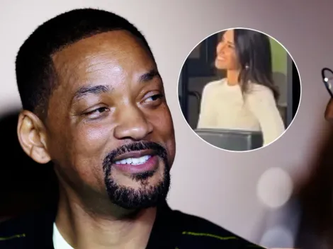 Así reaccionó Antonela cuando conoció a Will Smith en la victoria de Inter Miami