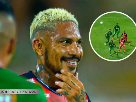 La reacción de Guerrero luego que el VAR le anuló un golazo