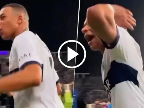 El gesto de Kylian Mbappé a la afición del FC Barcelona